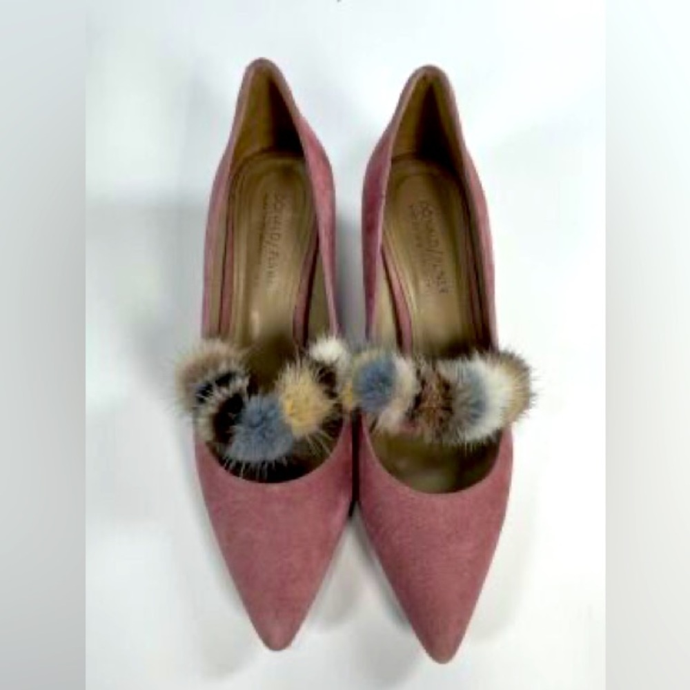 Donald/ Pliner "BLAKE- KS ORCHID KIDSUEDE" Box 7 M Danish Mink